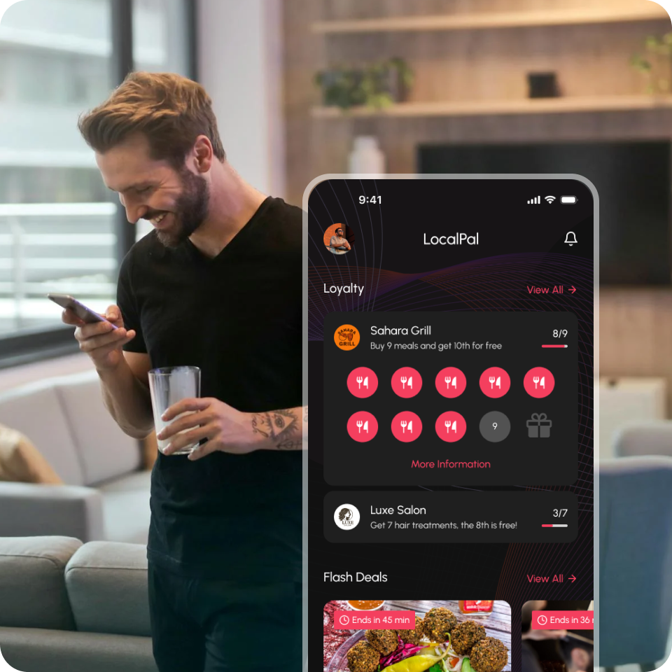 Save more. Earn rewards. Discover local deals.